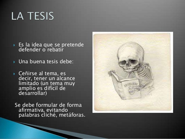 La tesis