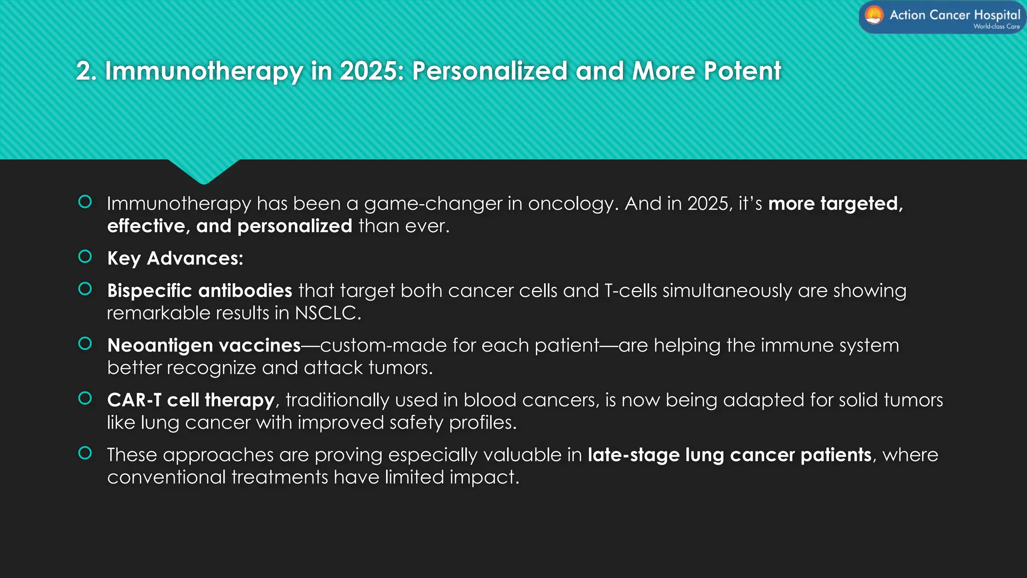 Latest Advances in Lung Cancer Treatment: What’s New in 2025? | PPTX
