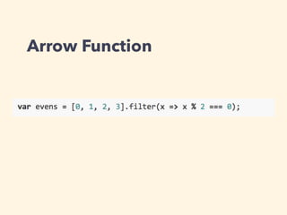 Arrow Function
 