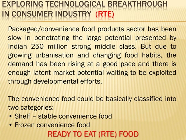 FMCG INDUSTRY OVERVIEW WITH PRODUCT EVOLUTION