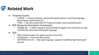Formalising Graph Pattern Matching Gremlin traversals in Graph Alegra | PDF