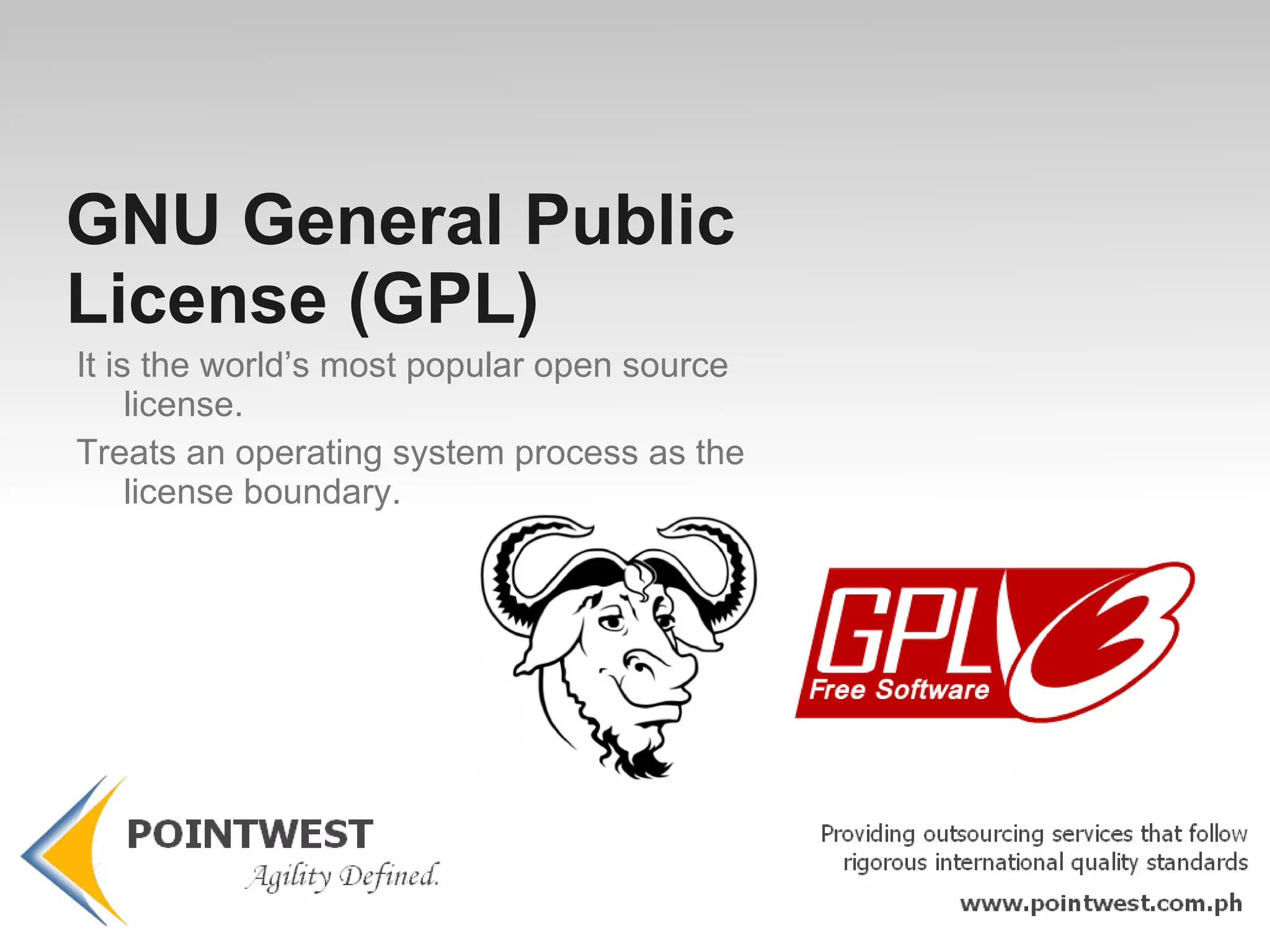 BSD License 4-Clause BSD has an advertising clause. 3-Clause BSD (BSD-new) doesn’t require it.   Works based on the material may be released under a proprietary license or as closed source software   Originally used for the Berkeley Software Distribution (BSD), a Unix-like operating system after which the license is named 