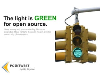 Consider Open Source  And use it to reduce the risk of vendor lock-in. 