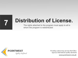 Derived Works. Allow modifications and combined works to be distributed. 3 