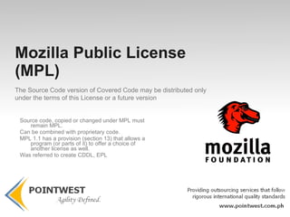 MIT/X11 License It permits reuse within proprietary software on the condition that the license is distributed with that software. Originates from the Massachusetts Institute of Technology (MIT) 