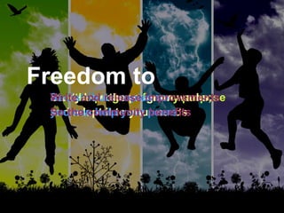 Free  software has  a license that ensures certain There are four freedoms in free software. freedoms * 
