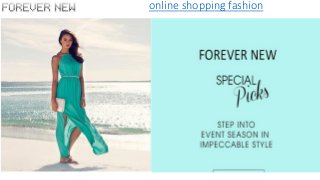 online shopping fashion
 