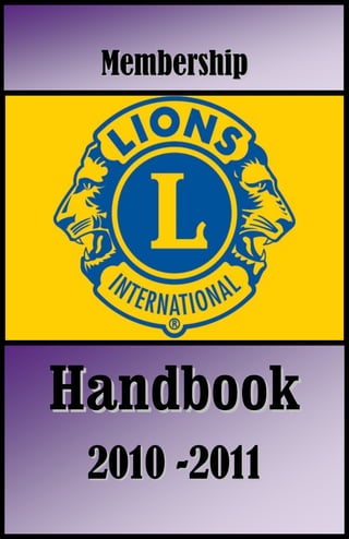 Membership




Handbook
 2010 -2011
     0
 