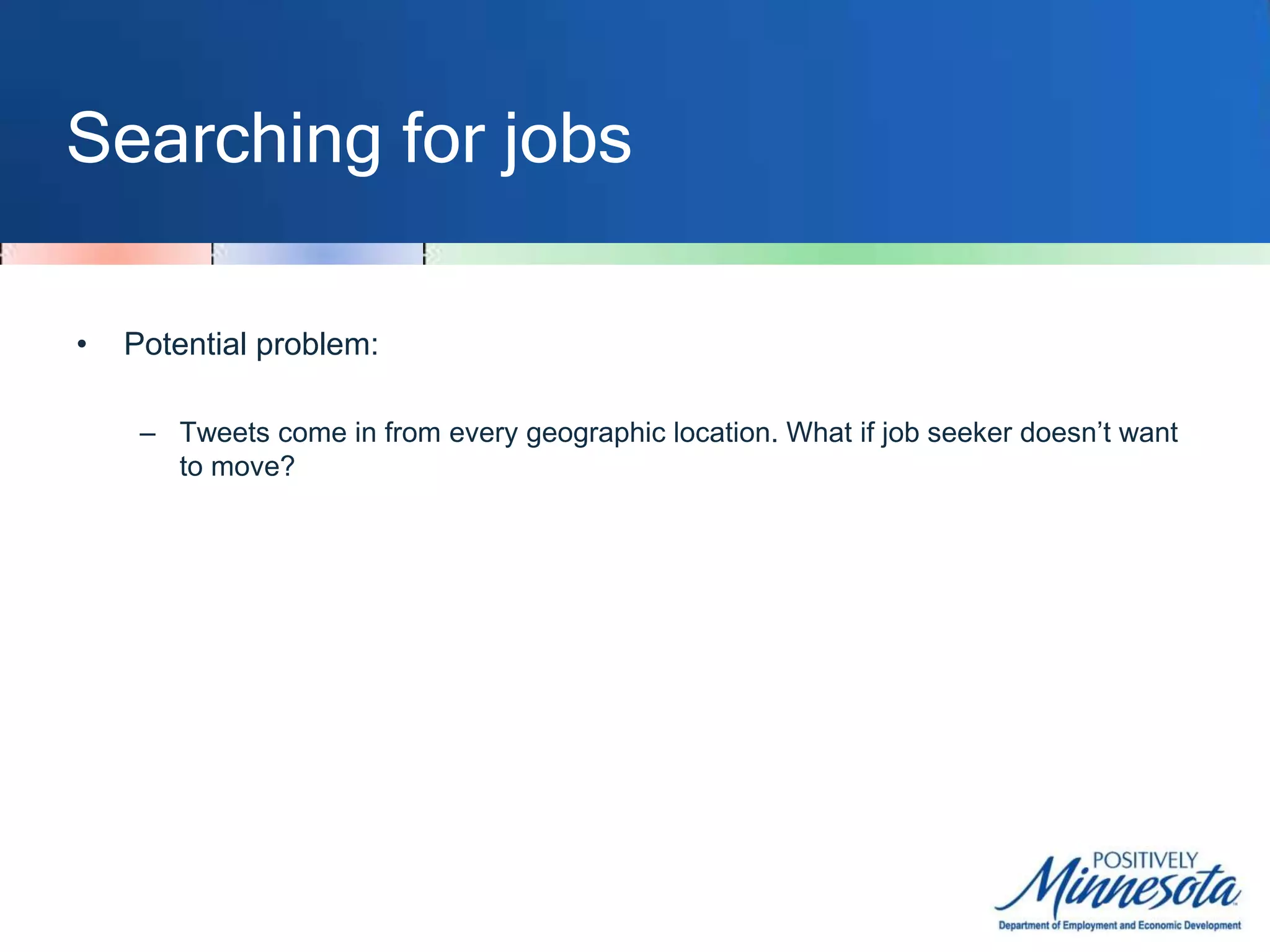 Searching for Jobs