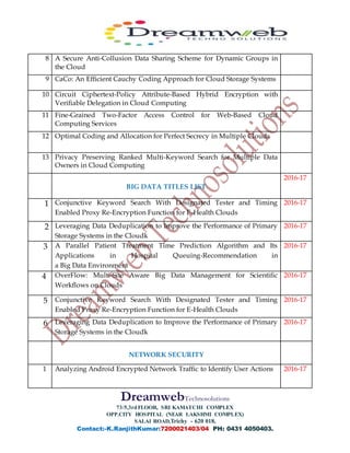 Latest android ieee project in trichy@dreamweb techno solutions | PDF