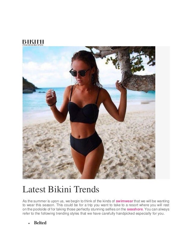 Latest Bikini Trends