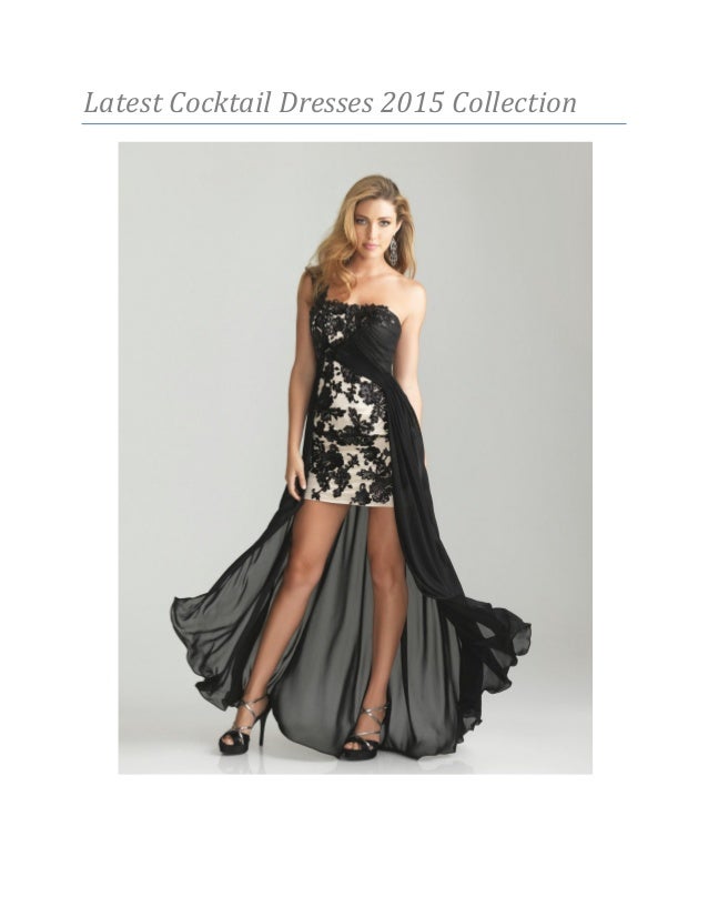 latest cocktail dresses