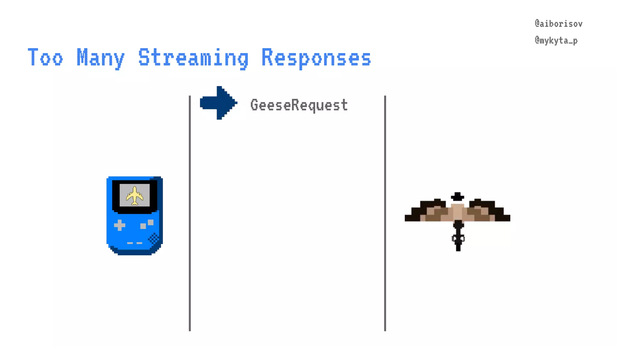 @aiborisov @mykyta_p Too Many Streaming Responses @aiborisov @mykyta_p GeeseRequest 