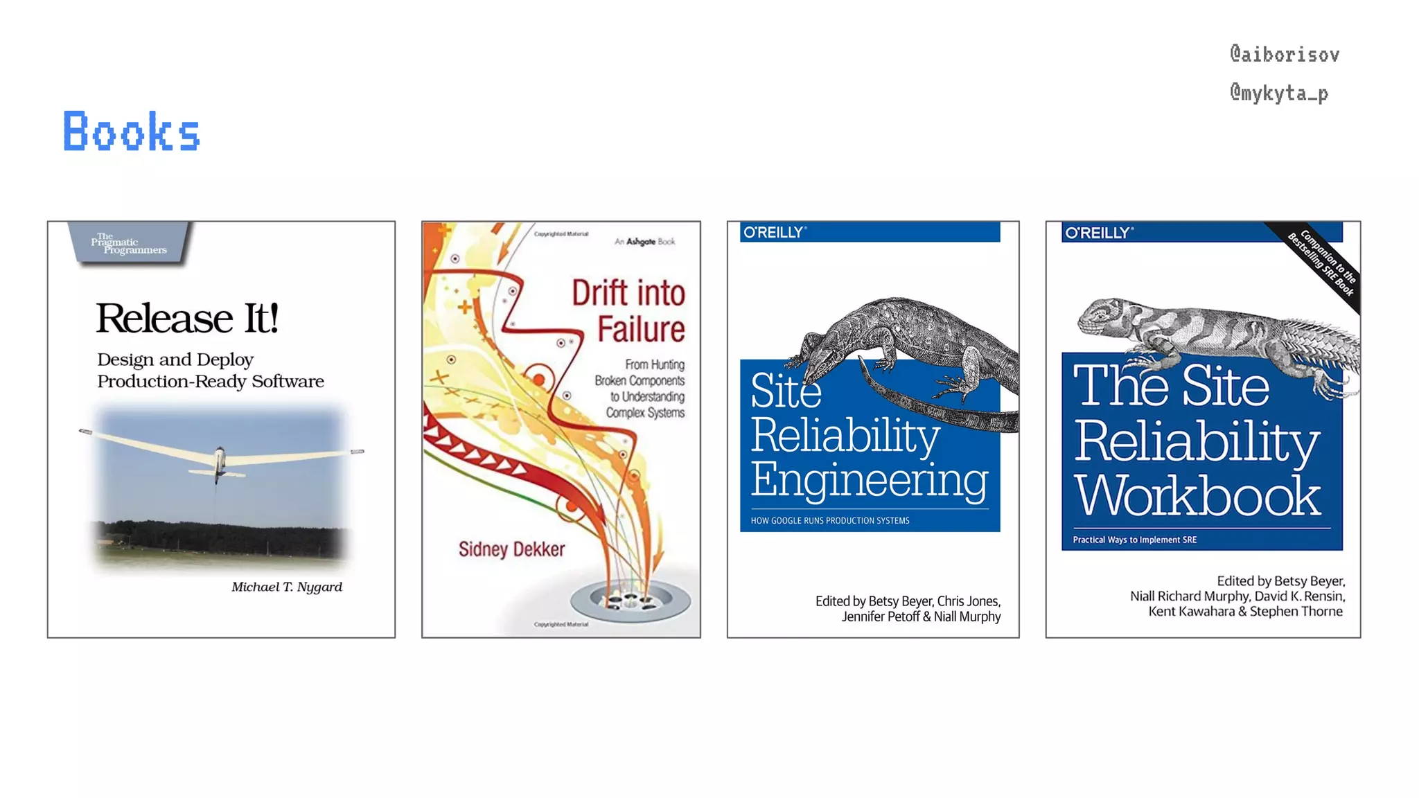 @aiborisov @mykyta_p Books @aiborisov @mykyta_p 