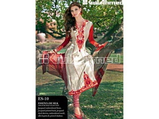 Latest embroidered summer collection 2013 by gul ahmed