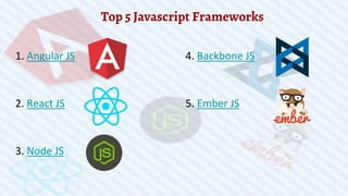 Latest Javascript MVC & Front End Frameworks 2017 | PPT