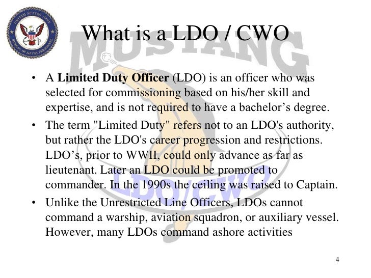 LDO CWO applicantbrief