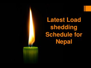Latest Load
shedding
Schedule for
Nepal

 