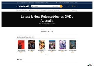 Latest & New Release Movies DVDs
Australia
HOME / LATEST & NEW RELEASE MOVIES DVDS AUSTRALIA
New TV Shows | Collections | Box Sets
view by timeline
New Release DVDs 2019
New Release DVDs in Oct. 2019
Sep. 2019
American Horror Story
Apocalypse, Season 8 DVD
$23.55
Billions, Season 4 DVD
$26.98
Fear The Walking Dead,
Season 5 DVD
$26.98
Good Witch, Season 5 DVD
$27.49
Blue Bloods, Season 9 DVD
$28.98
Young Sheldon, Season 2
DVD
$22.49
HAVE A QUESTION? BETTER CALL SHAUN: +61 (04) 8884 3915 | FREE SHIPPING FOR ALL ORDERS WITHIN AUSTRALIA       NEWSLETTER CONTACT US FAQS
HOME COMING SOON NEWS & STORIES SPECIAL DISCOUNT REPORT AN ISSUE
Search for products SELECT CATEGORY   LOGIN / REGISTER   $0.00
0
BROWSE CATEGORIES  NEW RELEASE  POPULAR GENRE 
0
 