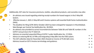 Government Increment Form.pdf Latest Official GST Updates from the Indian Government | PPTX
