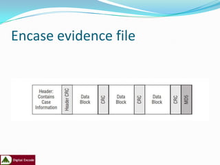 Encase evidence file
 