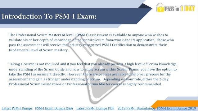 Sample PSM-I Exam
