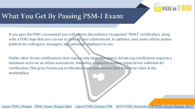 PSM-I合格内容