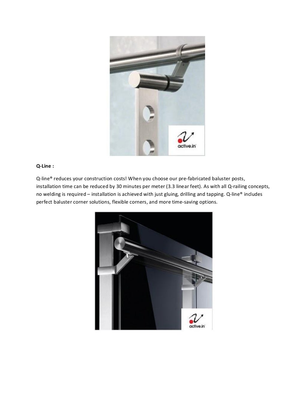 QRailing q railing dealers in HyderabadStainless steel railings