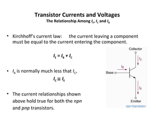 (Latest) topic 4 bipolar_junction_transistors | PPT