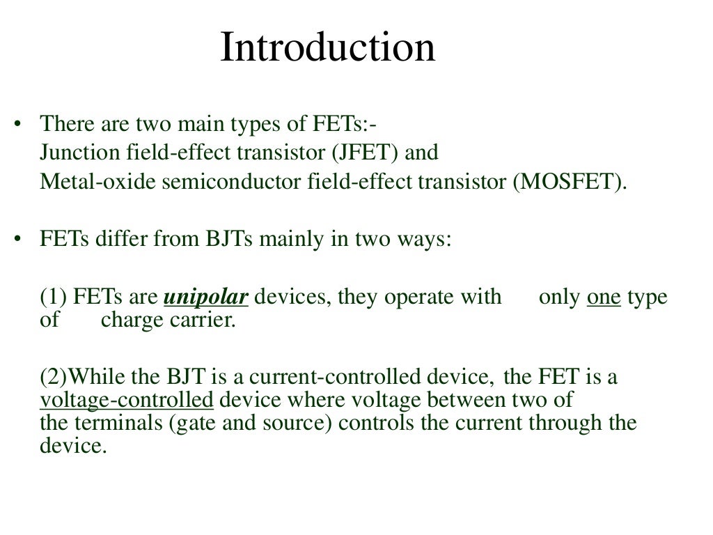 (Latest) topic 5 field_effect_transistors