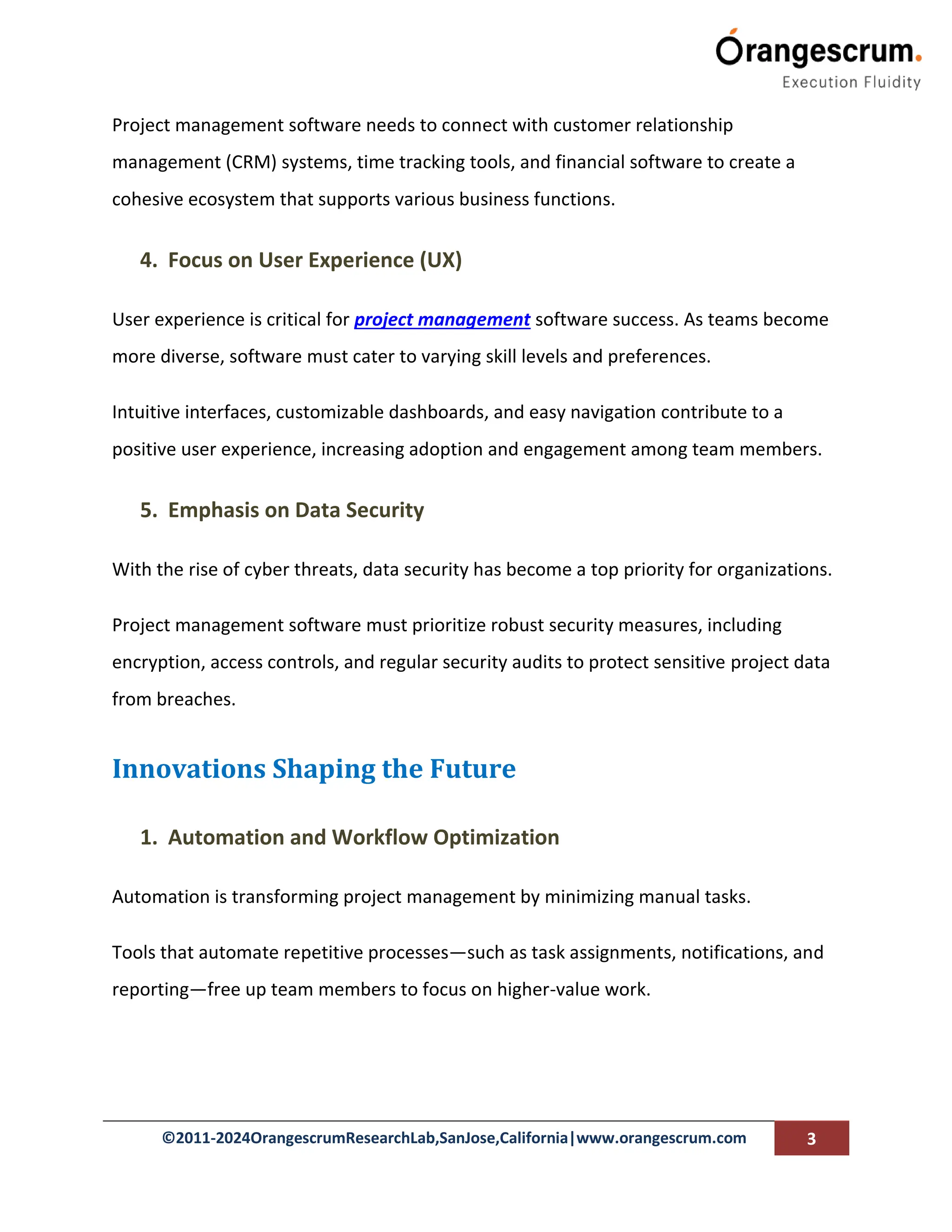 Latest Trends in the Project Management Software | PDF