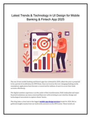 Latest Trends & Technology in UI Design for Mobile Banking & Fintech ...