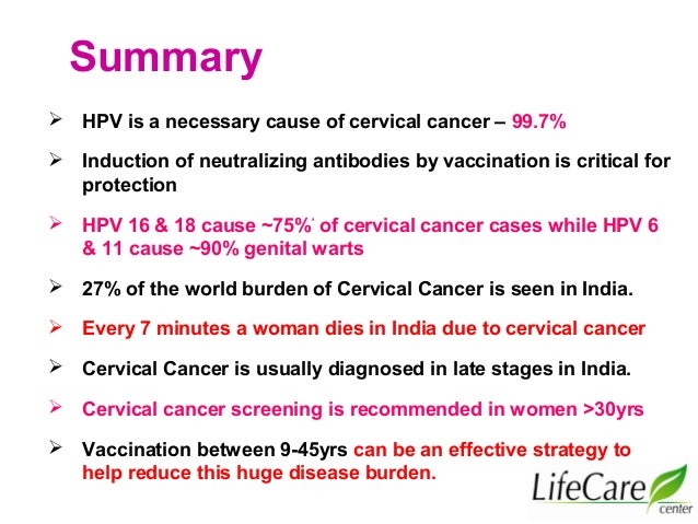 Cervical dissertation vaccine