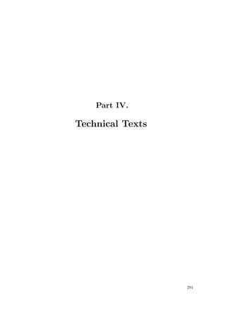 Part IV.
Technical Texts
291
 
