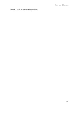 Notes and References
50.10. Notes and References
537
 