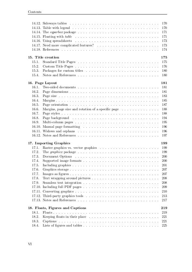 page size and margins sharelatex