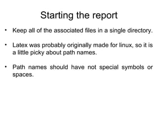 Latex for beginners | PPT