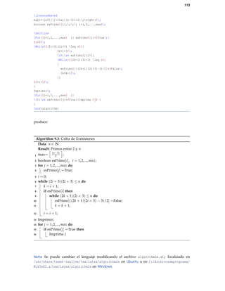 93
propiedad2=valor2,
...
}
Donde el tipo se refiere al tipo de documento: artículo, libro, conferencia, etc. A conti-nuación
se presentan los tipos permitidos:
article
book
booklet
conference
inbook
incollection
inproceedings
manual
mastersthesis
misc
other
phdthesis
proceedings
techreport
unpublished
La llave es la que se utiliza dentro del texto para hacer las citas con la instrucción cite{Llave}.
Las propiedades se refieren a los datos que se toman en las referencias: autor, título, editorial,
año, etc. Las propiedades permitidas se enuncian a continuación.
address
abstract
author
booktitle
chapter
contents
copyright
crossref
edition
editor
howpublished
institution
ISBN
ISSN
journal
key
keywords
language
month
note
number
organization
pages
publisher
school
series
title
url
volume
year
Las mismas entradas que se hicieron en la sección anterior, en BibTEX se pueden hacer en un
archivo LaTeX.bib con los siguientes datos.
@book{Goossens,
author=Michel Goossens and Frank Mittelbach and Alexander Samarin,
title=The LaTeX Companion,
editor=Addison-Wesley,
year=1993
}
@book{Lamport,
author=Leslie Lamport,
title=LaTeX,
editor=Addison-Wesley,
year=1996
}
En el texto se citaría igual que en el entorno thebibliography:
En cite{Goossens} y cite{Lamport} se muestra como...
Y la bibliografía se mostraría con:
bibliographystyle{apalike}
bibliography{LaTeX.bib}
 