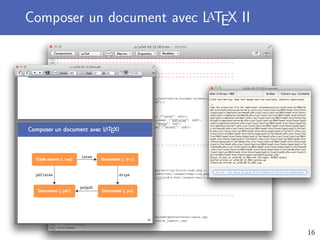 Composer un document avec LaTEX II
16
 