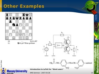 LaTeX Introduction for Word Users