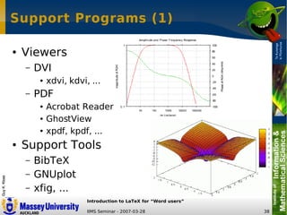LaTeX Introduction for Word Users