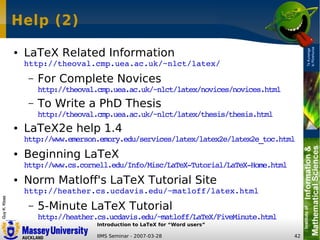 LaTeX Introduction for Word Users