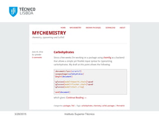 3/28/2015 Instituto Superior Técnico
 