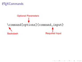 A
LTEXCommands

 
