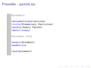 Preamble - particle.tex

 