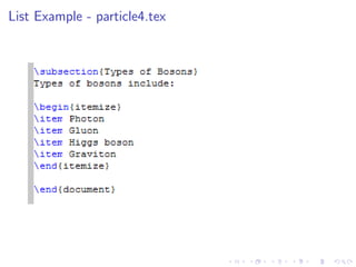 List Example - particle4.tex

 