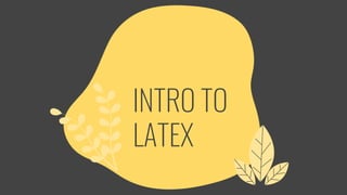 Latex - now it is easy!