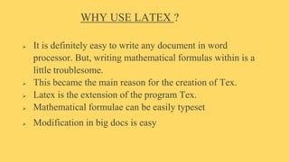 Latex - now it is easy!