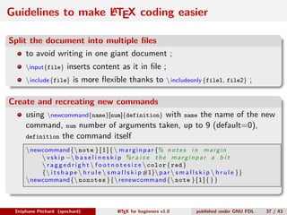 LaTeX for beginners | PDF