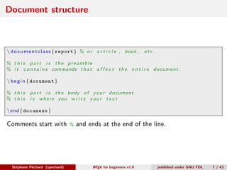 LaTeX for beginners | PDF